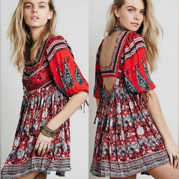 * FREE PEOPLE MIDSUMMER DREAM MINI DRESS - Picture 2 of 13